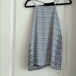 Black and white tank